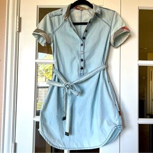 NWOT Burberry Denim  Mini Dress